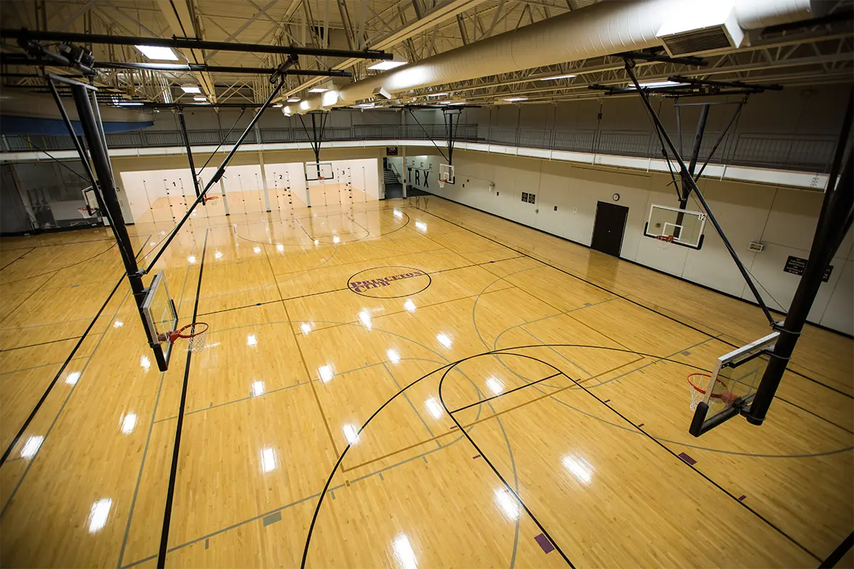 a basketball court